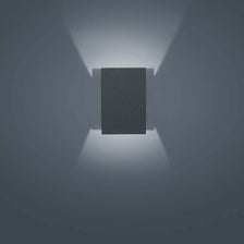 LED Applique extérieure Free IP54 graphite au design moderne et à l’éclairage efficace.