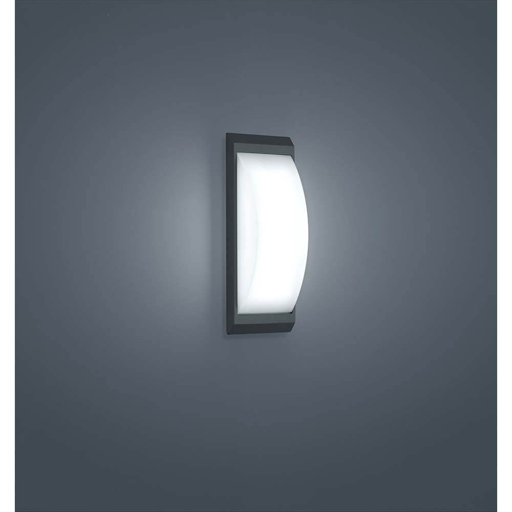 Lampada in eccesso a parete a LED kapo ip54 grafite