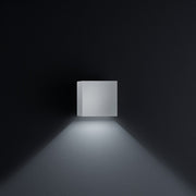 LED Außen-Wandleuchte Siri 44 IP54 Nickel-Matt