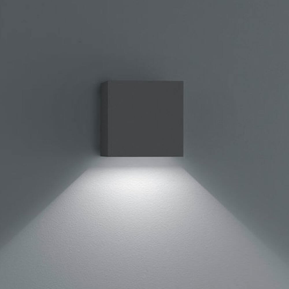 LED externe wandlamp siri 44 ip54 grafiet