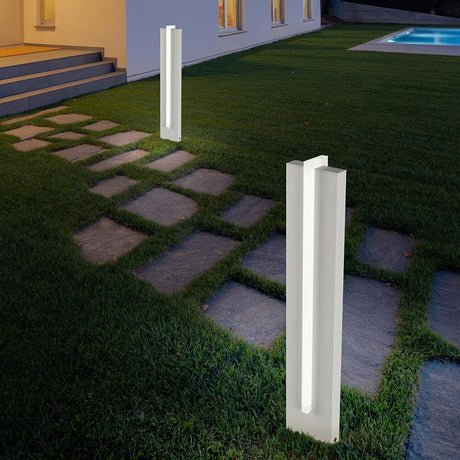 LED Udendørs gulvlampe Oki IP54 2805lm grafit til udendørs brug, moderne design til havestier.