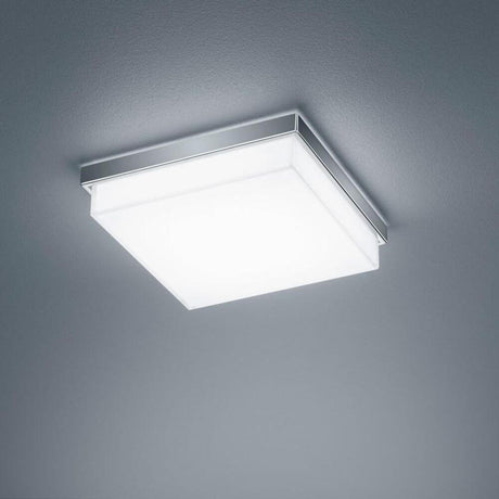 LED Bathroom ceiling light Cosi 1810lm IP30 - modern ceiling light with satin-finished glass and metal frame.