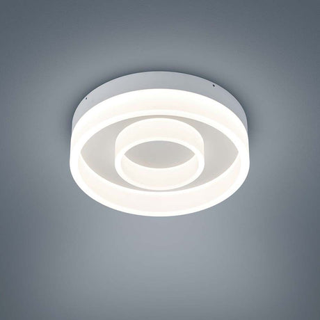 Moderne LED Deckenleuchte Liv Weiß als Deckenlampe für stilvolle Beleuchtung im Raum.