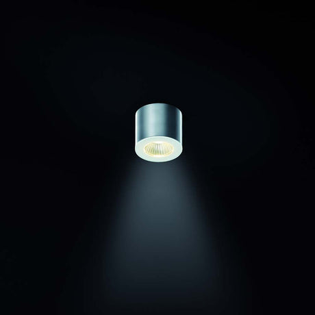 LED Deckenleuchte Oso Alu-Matt in modernem Design, ideal für stimmungsvolle Beleuchtung.