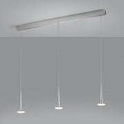 LED Pendelleuchte Flute Chrom