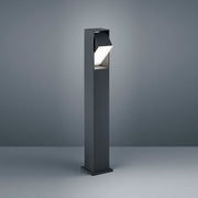 LED-pullertlampe Isy IP54 grafitt i moderne, elegant utførelse og justerbart lampehode.