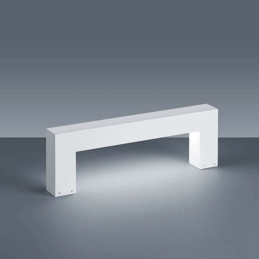 Lámpara de pie LED de exterior Port IP54 blanca