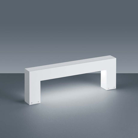 LED Außen-Bodenlampe Port IP54 Weiß im modernen Design für den Außenbereich.