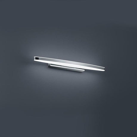 LED Spiegellampe Argo 650lm IP44 an der Wand installiert, modernes Design mit blendfreiem Licht.