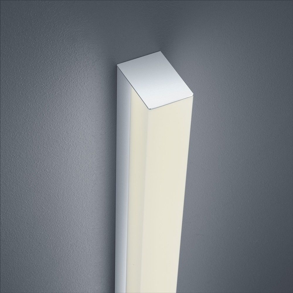 Lampe miroir LED Lado 120cm 2080lm chromé chaud blanc