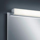 LED Spiegellampe Lado 90cm mit warmweißem Licht und chromfarbener Halterung, ideal für Spiegelbeleuchtung.