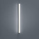 LED Spiegellampe Lado 90cm 1560lm Schwarz Warmweiß an einer Wand montiert.