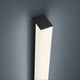LED Spiegellampe Lado 90cm 1560lm Schwarz Warmweiß - moderne Wandlampe mit elegantem Design an der Wand.