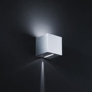 Metalskive med slids (tilbehør) Siri aluminium mat til udendørs væglampe i moderne design.