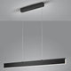 LED Pendelleuchte Nex Schwarz, höhenverstellbare Pendelleuchte für Schreibtisch und Esszimmer.