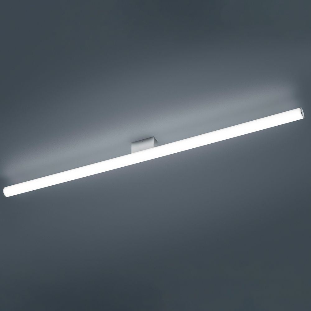 Wandlampe Loom IP44 in Chrom, LED 20 Watt, 2900 Kelvin, ideal für Badezimmerbeleuchtung und Deckenbeleuchtung.