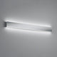 LED Wandlampe Vis IP44 Chrom an der Wand montiert, ideal für Badezimmer oder Eingangsbereiche.