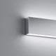 LED Wandlampe Vis IP44 Chrom an einer Wand montiert, ideal für Spiegelbereiche im Badezimmer.