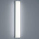 LED Wandleuchte, Cosi Chrom an einer Wand montiert, dimmbar für individuelle Beleuchtung, ideal für Badezimmer.