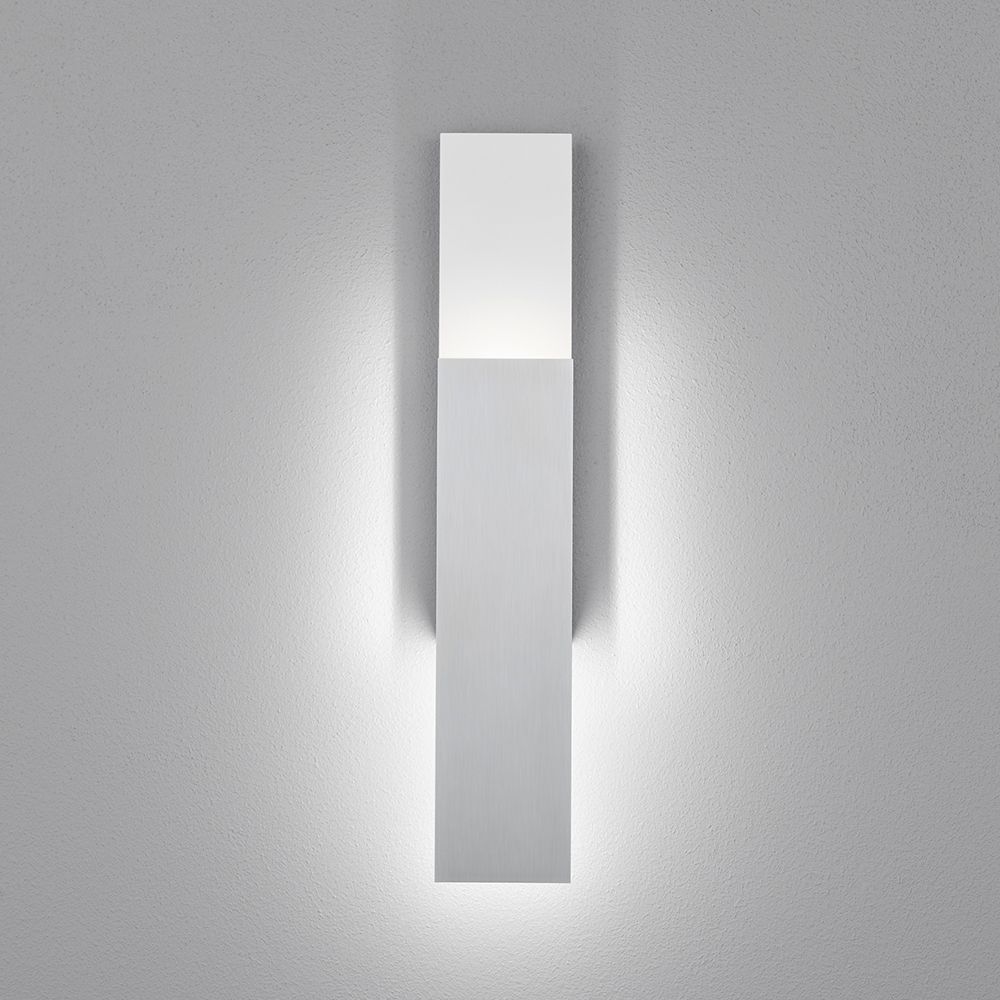 Aplique LED Dex White, aluminio pulido