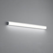 LED Bad-Wandleuchte Nok IP44 Chrom von Helestra, 90 cm breite LED-Wandlampe für Bad, Küche und Flur