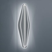 LED Wandleuchte Ply Carbon Silberfarben von Helestra in Carbon und Silber für stilvolles Wohnzimmer-Design