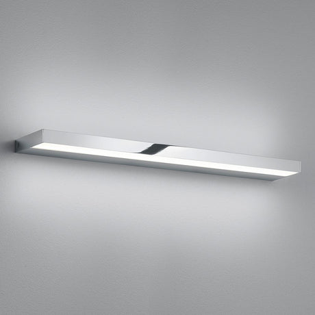 LED Slate 60cm wall light IP44 chrome in a modern design, ideal for the kitchen, bathroom and hallway.