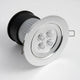 High Power LED Deckeneinbaustrahler mit vier leuchtstarken LEDs und modernem Design.