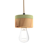 Lampe suspendue en bois Ø 11 cm en 3 types de bois