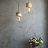 Wooden hanging lamp Ø 11cm in 3 types of wood