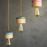 Wooden hanging lamp Ø 11cm in 3 types of wood