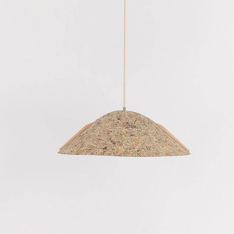 Holz Hängelampe mit Schirm Ø 62cm Konisch – natürliche Materialien, konische Form und einzigartiges Design.