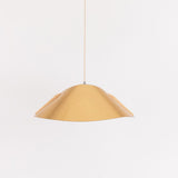 Lámpara colgante de madera con pantalla Ø 62cm cónica