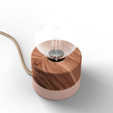 Wooden table lamp Ø 11cm in 3 types of wood