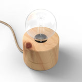 Holz Tischlampe Ø 11cm in 3 Holzarten