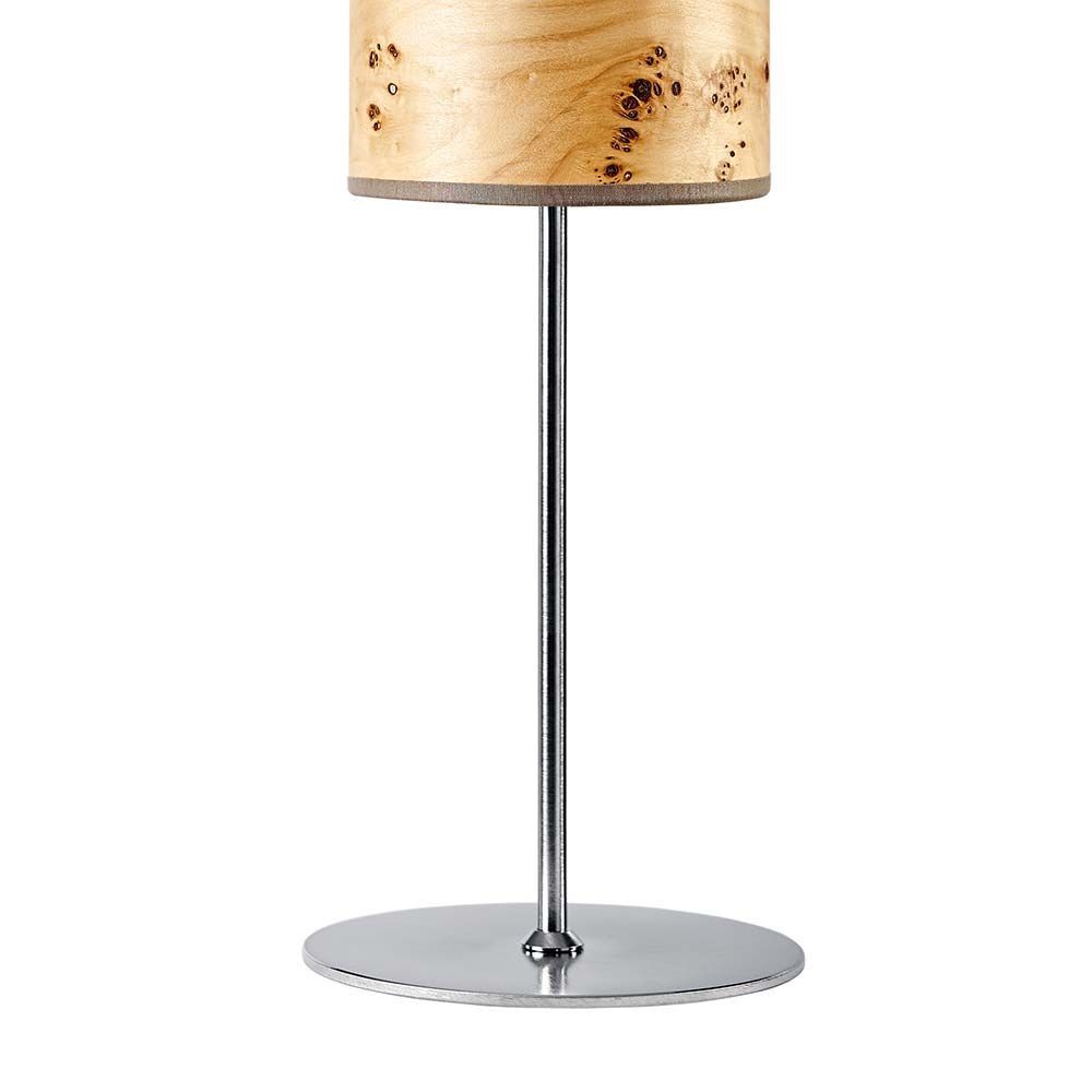 Wooden table lamp Arboreus 50cm poplar burl