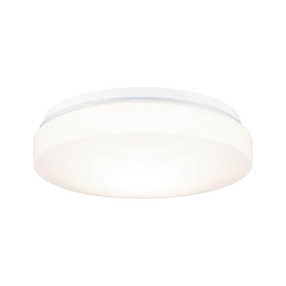 HomeSpa Deckenleuchte Axin Dimmbar Weiß - moderne runde Deckenleuchte mit Spritzwasserschutz für Badezimmer.
