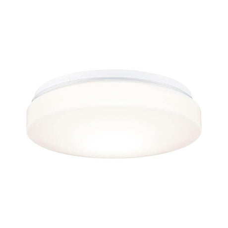 HomeSpa Deckenleuchte Axin Dimmbar Weiß - moderne runde Deckenleuchte mit Spritzwasserschutz für Badezimmer.