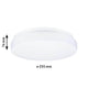 HomeSpa Deckenleuchte Axin Dimmbar Weiß mit Durchmesser 255mm und Höhe 74mm.
