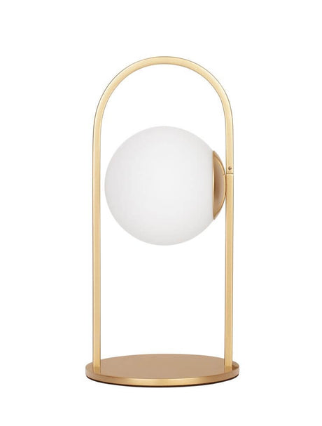 Haczyka LED Lampa stołowa 3000K złota, biała
