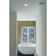 Moderne Badezimmeransicht mit IP HORN 1xGU10 Weiß Einbauleuchten und freistehender Badewanne.
