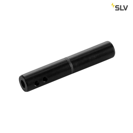 Insulating connector for Tenseo low-voltage cable system, black, 2 pieces, electrically insulating connector set.