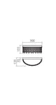LED-Wandleuchte Vanesia Goldfarben