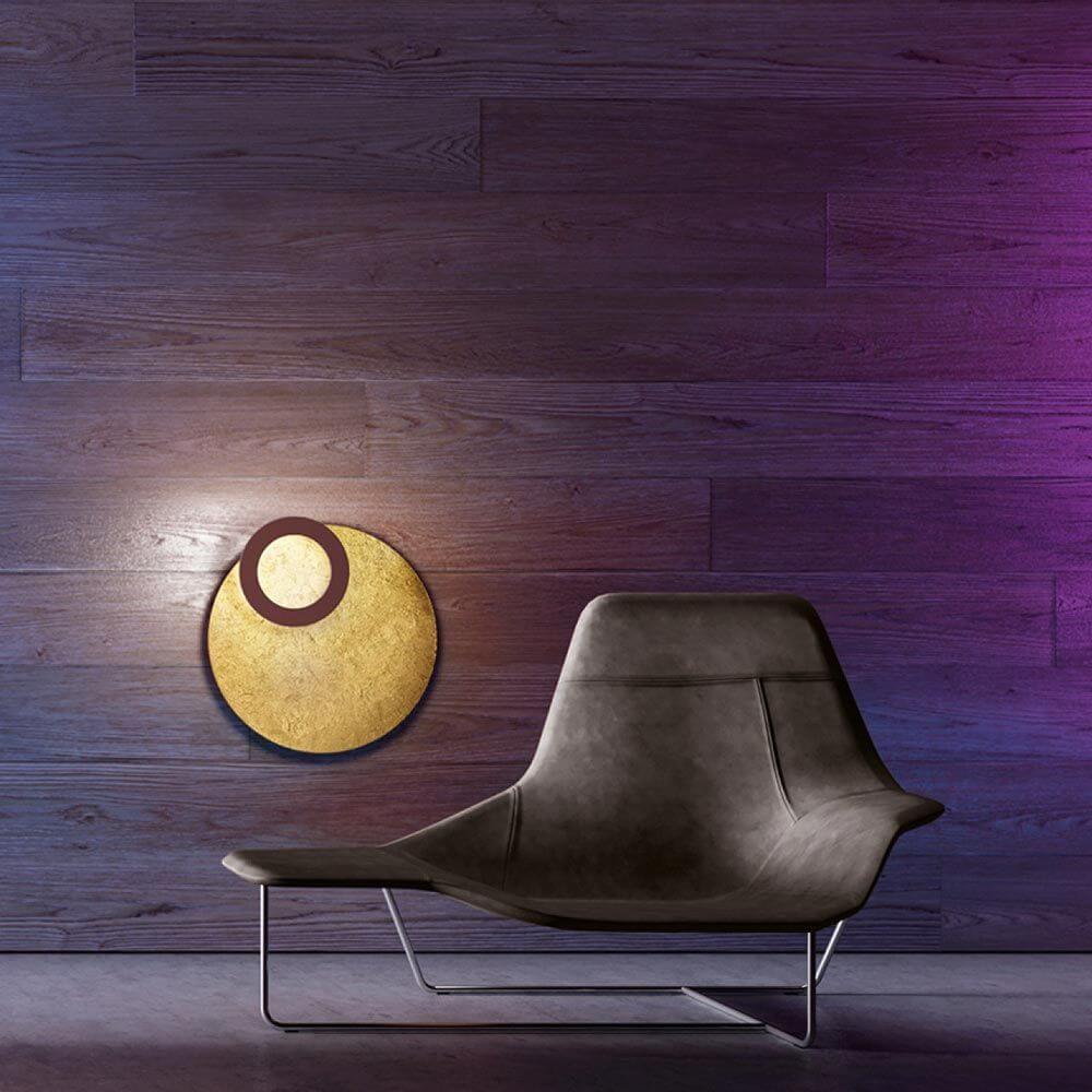 Icone LED Deckenleuchte Vera Ø 66cm Gold, Rost