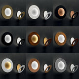 Lampada a parete a LED Vera Ø 31 cm oro, bianco