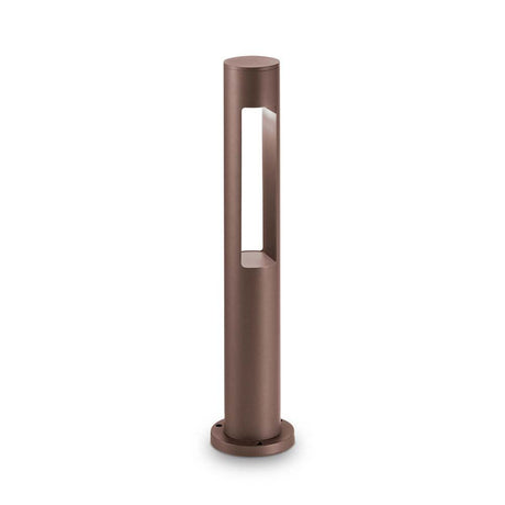 Acqua Pollerleuchte Kaffee-Braun IP44 moderne Außenleuchte für stilvolle Wege und Gartenbeleuchtung