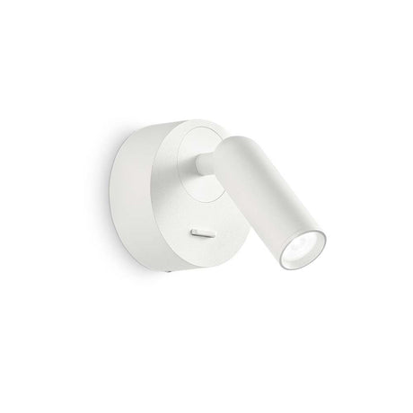 Bean Rund LED Wandspot in Weiß, stilvolles Wandlicht für Akzentbeleuchtung und moderne Innenräume.