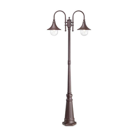 Cima outdoor path light 2-light in elegant design for outdoor areas and garden lighting.