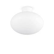 Clio Baldachin IP44, weiße Deckenleuchte mit modernem Design, ideal für stilvolle Innenräume.