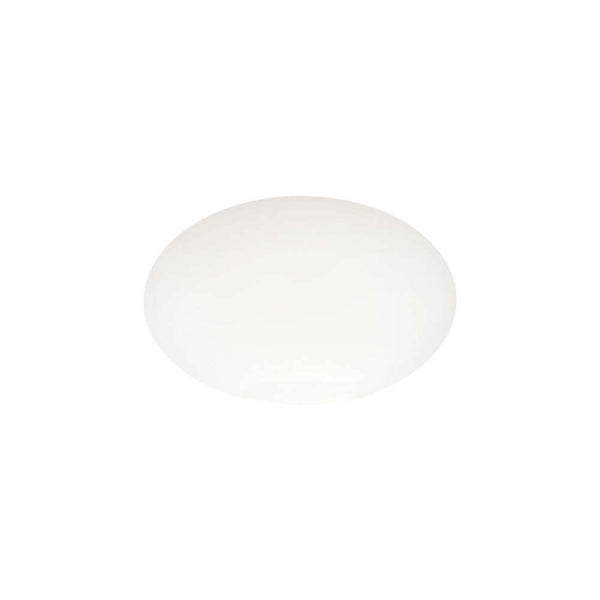 Clio Schirm Abdeckung, elegante und moderne Lampenabdeckung in weißem Glas, ideal für stilvolle Beleuchtung.